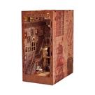Luz Led Diy Livro Nook Casa De Boneca 3d Quebra-cabeça Estante De Madeira Decoração Modelo Presente Luz Led Diy Livro Nook Casa De Boneca 3d Quebra-cabeça Estante De Madeira Decoração Modelo Presente