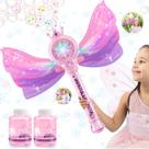 Luz LED e música Bubble Wands Britik com 2 soluções Bubble