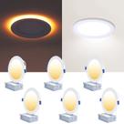 Luz LED embutida CyceVsun 6 polegadas, regulável, modo noturno 5CCT