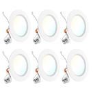Luz LED embutida de 6" Sunco Lighting 1700LM regulável