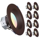 Luz LED embutida TORCHSTAR 6" 5CCT regulável 120V Luz LED embutida TORCHSTAR 6" 5CCT regulável 120V