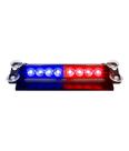 Luz LED Giroflex para Parabrisa Azul e Vermelho 12V - Sinalizador