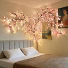 Luz LED para árvores em flor de cerejeira Garayma com USB 72 LEDs 160 cm Luz LED para árvores em flor de cerejeira Garayma com USB 72 LEDs 160 cm
