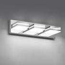 Luz LED para Banheiro JZEKVN 3 Lâmpadas 40 cm 6000K Cromado