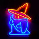 Luz LED Pinlangdou Black Mage Neon Sign 36x28 cm Luz LED Pinlangdou Black Mage Neon Sign 36x28 cm
