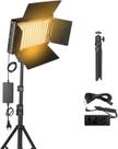 Luz LED Refletor Led Luz De Preenchimento Fotográfico Estúdio Profissional Branco Quente Frio