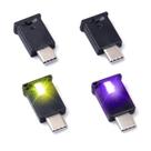 Luz LED RGB AOZITA Mini USB Tipo C com brilho ajustável Luz LED RGB AOZITA Mini USB Tipo C com brilho ajustável