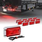 Luz marcadora de trailer LED vermelha TRUE MODS de 12 unidades de 2,5 polegadas com moldura cromada DOT FMVSS 108 SAE P2PC Montagem em superfície IP67 à prova d'água Luzes de marcação lateral para caminhão de reboque Luz marcadora de trailer LED vermelha TRUE MODS de 12 unidades de 2,5 polegadas com moldura cromada DOT FMVSS 108 SAE P2PC Montagem em superfície IP67 à prova d'água Luzes de marcação lateral para caminhão de reboque