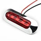 Luz Navegação Bombordo Acabamento Cromado 12/24v LED