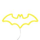 Luz Neon LED Batman Paladone Alimentada por USB Amarela Luz Neon LED Batman Paladone Alimentada por USB Amarela