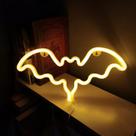 Luz Neon LED Colorida Para Decoração De Quarto, Sinalização Para Festa De Halloween, Papel De Parede