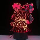 Luz Nocturna 3D Bider JoJo's Bizarre Adventure con Cambio de Color USB