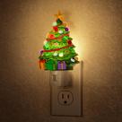 Luz Nocturna Briignite Enchufable en Pared Árbol de Navidad 3000K