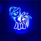 Luz noturna 3D: As amizades de My Littles Ponys são mágicas