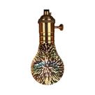 Luz Noturna 3D Com Efeito De Fogos De Artifício Estrela E27 Candeeiro De Mesa 110V 220V Cabeceira