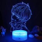 Luz noturna 3D Jujutsus Kaisens Inumaki Toge e Gojo Satoru