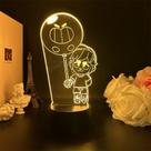 Luz noturna 3D LED Brawls Stars Gales Color Changing Kids