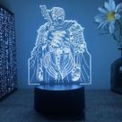 Luz noturna 3D LED Illusion Lamp Guts Anime com mudança de cor