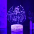 Luz noturna 3D LED que muda de cor para escolas secundárias D D D para crianças