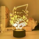 Luz noturna 3D Light Encounter Sky USB White Bird Rain Mom
