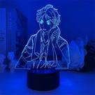 Luz noturna 3D USB Haikyuu Hinata Shoyo Kageyama Tobio Anime