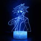 Luz noturna 3D Yu-Gi-Oh! Quarto Fire Force Colorful Touch Luz noturna 3D Yu-Gi-Oh! Quarto Fire Force Colorful Touch