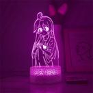 Luz noturna 3D Yuuyama Masaki Football para crianças com tensão de 5V