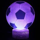 Luz noturna, acrílico 3D, esculpido no interior, esportes, dança, futebol Luz noturna, acrílico 3D, esculpido no interior, esportes, dança, futebol