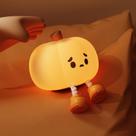 Luz noturna ATSUI Pumpkin Halloween LED Squishy Recarregável