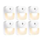 Luz noturna AULTRA LED Plug na parede do anoitecer ao amanhecer (pacote com 6)