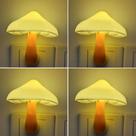 Luz noturna AUSAYE Mushroom LED para crianças e adultos, pacote com 4
