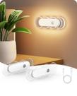 Luz noturna com sensor de movimento TAPTIM recarregável 800mAh (pacote com 2)