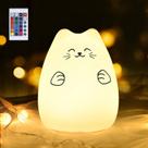 Luz noturna, controle remoto GoLine, LED multicolorido, Kitty