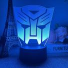 Luz noturna Creative 3D Anime USB Colorful Touch Gradient Luz noturna Creative 3D Anime USB Colorful Touch Gradient