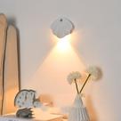 Luz noturna de parede com sensor de movimento LED recarregável branca