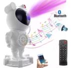 Luz Noturna De Projetor Estrelas Galaxia Astronauta Bluetoot