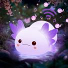 Luz noturna infantil Mewaii Huggwaii Axolotl recarregável