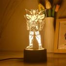 Luz noturna Kamens Riders Cross-Z 3D com mudança de cor