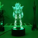 Luz noturna Kamens Riders Zeros-Ones 3D com mudança de cor