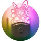 Luz noturna L LOHAS LED Butterfly 8 RGB que muda de cor para crianças Luz noturna L LOHAS LED Butterfly 8 RGB que muda de cor para crianças