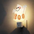 Luz noturna L LOHAS LED Ghost Halloween Plug-in com certificação UL