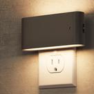 Luz noturna L LOHAS LED regulável 3000 K, branca macia, 0,1 W, 2 unidades