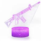 Luz noturna LED 3D AK-47 ataca rifles que mudam de cor Luz noturna LED 3D AK-47 ataca rifles que mudam de cor