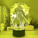 Luz noturna LED 3D Arknights Texas com mudança de cor