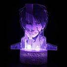 Luz noturna: LED 3D Attack on Titans Erens Jaegers Color Change