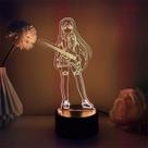 Luz noturna LED 3D BanG Dreams Hanazonos Taes Color Changing Luz noturna LED 3D BanG Dreams Hanazonos Taes Color Changing