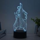 Luz noturna LED 3D Bleach Kurosaki Ichigo Color Change