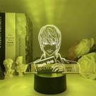 Luz noturna LED 3D Death Note Yagami Light para crianças Luz noturna LED 3D Death Note Yagami Light para crianças