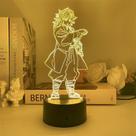 Luz noturna LED 3D Demon Slayers Tomiokas Giyuus Color Change Luz noturna LED 3D Demon Slayers Tomiokas Giyuus Color Change