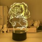 Luz noturna LED 3D Demons Slayers Rengokus Kyoujurous